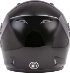 Gmax OF-17 Helmet Solids -HJC Store gmax of 17 helmet solid gloss black back 58718.1560420536