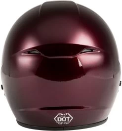 Gmax OF-2 Helmet Solids -HJC Store gmax of 2 helmet solid gloss wine red back 52237.1587946285