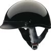 HCI 100 Half Helmet Gloss Black