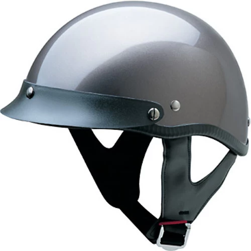 HCI 100 Half Helmet Gloss Deep Silver 1 HCI 100 Half Helmet Gloss Deep Silver