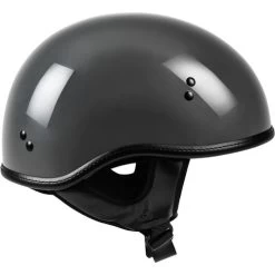 Highway 21 .357 Helmet Solid -HJC Store highway 21 .357 helmet solid gloss grey right 20076.1646731279