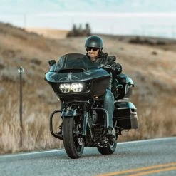 Highway 21 .357 Helmet Solid -HJC Store highway 21 .357 hemlet on rider 38761.1646731297