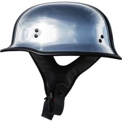 Highway 21 9MM German Helmet Solid -HJC Store highway 21 9mm helmet solid chrome left 22248.1646727824