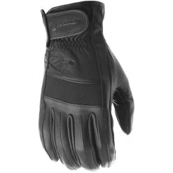 Highway 21 Jab Full Leather Gloves -HJC Store highway 21 jab full leather gloves black 59009.1646177756