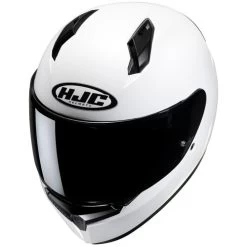 HJC C10 Helmet -HJC Store hjc c10 helmet solid gloss white top 73738.1670192635