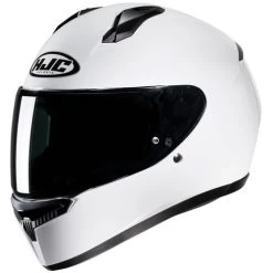 HJC C10 Helmet -HJC Store hjc c10 helmet solid gloss white 07514.1670192628