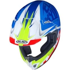 HJC CL-XY II Ellusion Youth Helmet -HJC Store hjc cl xy 2 ellusion helmet mc 23 blue red hi vis top 54068.1568858192