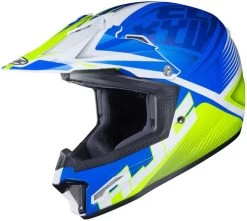 HJC CL-XY II Ellusion Youth Helmet -HJC Store hjc cl xy 2 ellusion helmet mc 2sf blue hi vis yellow 32244.1568858080