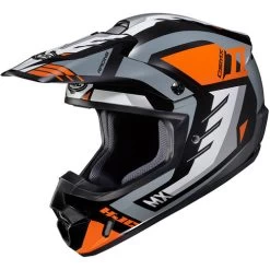 HJC CS-MX II Phyton Helmet -HJC Store hjc cs mx2 phyton helmet mc7 grey orange white left 52223.1635062589