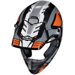 HJC CS-MX II Phyton Helmet -HJC Store hjc cs mx2 phyton helmet mc7 grey orange white top 64155.1635062589