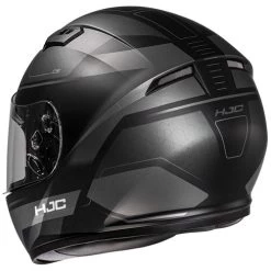 HJC CS-R3 Inno Helmet -HJC Store hjc cs r3 inno helmet mc 5sf black back left 17823.1635045161
