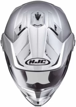 HJC DS-X1 Helmet Solids -HJC Store hjc ds x1 solid helmet silver front 69771.1534477005