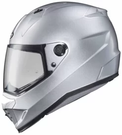 HJC DS-X1 Helmet Solids -HJC Store hjc ds x1 solid helmet silver no visor 12713.1534477004
