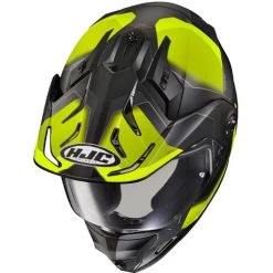 HJC DS-X1 Synergy Helmet -HJC Store hjc ds x1 synergy helmet mc 3hsf hi viz yellow top 03979.1635055924