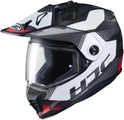 HJC DS-X1 Tactic Helmet -HJC Store hjc ds x1 tactic helmet mc 1sf black white red 20889.1568854011