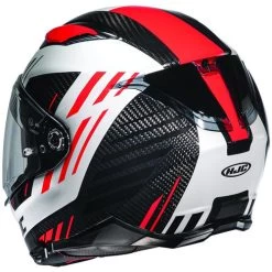 HJC F70 Carbon Kesta Helmet -HJC Store hjc f70 carbon kesta helmet mc1 red back left 48108.1634923166