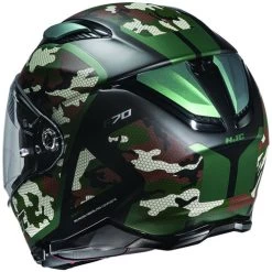 HJC F70 Katra Helmet -HJC Store hjc f70 katra helmet mc 4sf brown green grey back left 56354.1634981176
