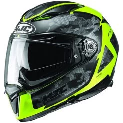 HJC F70 Katra Helmet -HJC Store hjc f70 katra helmet mc3hsf hi viz black grey 79984.1634981176
