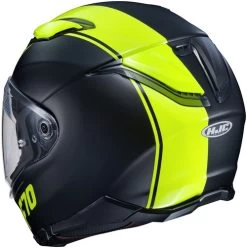 HJC F70 Mago Helmet -HJC Store hjc f70 mago helmet mc 3hsf black yellow back 57386.1577969727