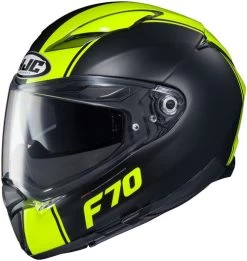HJC F70 Mago Helmet -HJC Store hjc f70 mago helmet mc 3hsf black yellow 59148.1577969720