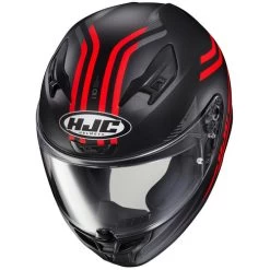HJC I10 Strix Helmet -HJC Store hjc i10 strix helmet mc 1sf black red top 56811.1635035119