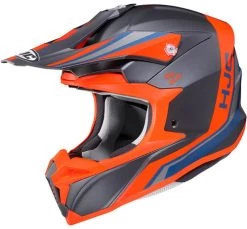 HJC I50 Flux Helmet -HJC Store hjc i50 flux helmet mc 6sf grey orange 15450.1635058177