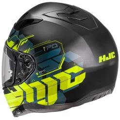 HJC I70 Alligon Helmet -HJC Store hjc i70 alligon helmet mc 3hsf yellow blue back left 36344.1634978672