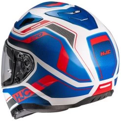 HJC I70 Lonex Helmet -HJC Store hjc i70 lonex helmet mc 21sf white blue red back left 87362.1634979458