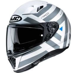 HJC I70 Watu Helmet -HJC Store hjc i70 watu helmet mc 10 white grey 56015.1602655497