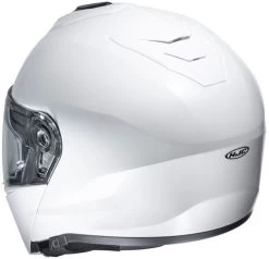 HJC I90 Helmet Solid -HJC Store hjc i90 helmet solid white back 15190.1577970797