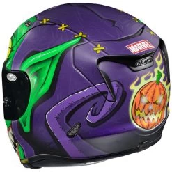 HJC RPHA 11 Pro Green Goblin Helmet -HJC Store hjc rpha 11 pro green goblin helmet mc 48sf back 51879.1659178954
