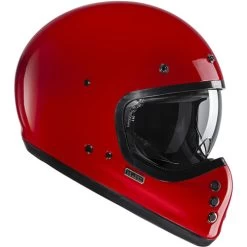 HJC V60 Helmet Solid -HJC Store hjc v60 helmet solid red right 74992.1665664802