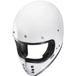 HJC V60 Helmet Solid -HJC Store hjc v60 helmet solid white front top 65744.1665664843