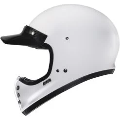 HJC V60 Helmet Solid -HJC Store hjc v60 helmet solid white left 16242.1665664850