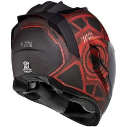 ICON Airflite Blockchain Helmet -HJC Store icon airflite blockchain helmet red back 22633.1584226428