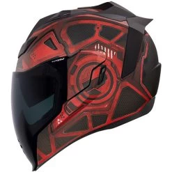ICON Airflite Blockchain Helmet -HJC Store icon airflite blockchain helmet red left 58145.1673759727