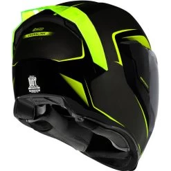 ICON Airflite Crosslink Helmet -HJC Store icon airflite crosslink helmet hi viz back 90467.1613640166
