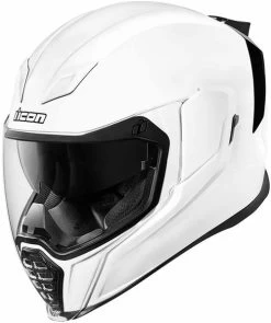 ICON Airflite Helmet Solid -HJC Store icon airflite helmet solid gloss white front 57233.1521597582