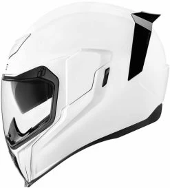 ICON Airflite Helmet Solid -HJC Store icon airflite helmet solid gloss white left 22336.1521597577