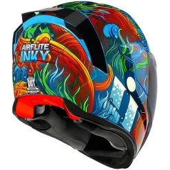 ICON Airflite Inky Helmet -HJC Store icon airflite inky helmet blue back 92607.1554167885
