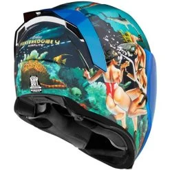 ICON Airflite Pleasuredome 4 Helmet -HJC Store icon airflite pleasuredome4 helmet blue back 55621.1689460721