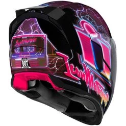 ICON Airflite Synthwave Helmet -HJC Store icon airflite synthwave helmet purple back 83525.1554167228