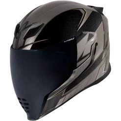 ICON Airflite Ultrabolt Helmet -HJC Store icon airflite ultrabolt helmet black front 19050.1613635963