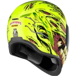 ICON Airform Facelift Helmet -HJC Store icon airform facelift helmet hi viz back 44763.1659590288