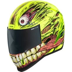 ICON Airform Facelift Helmet -HJC Store icon airform facelift helmet hi viz front 73487.1659590285