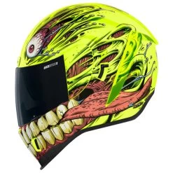 ICON Airform Facelift Helmet -HJC Store icon airform facelift helmet hi viz left 28919.1659590278