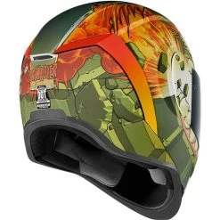 ICON Airform Grenadier Helmet -HJC Store icon airform grenadier helmet green back 45825.1659593001