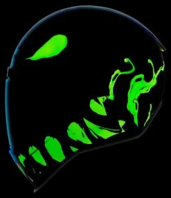 ICON Airform Manik'r Helmet -HJC Store icon airform manikr helmet blue glow in the dark 87180.1613686135