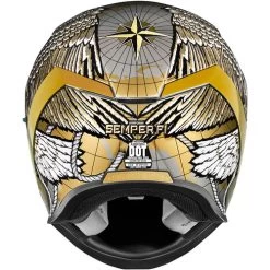 ICON Airform Semper Fi Helmet -HJC Store icon airform semper fi helmet back 43882.1613701439