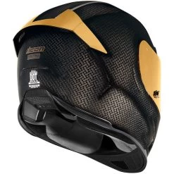 ICON Airframe Pro Carbon Helmet Solid -HJC Store icon airframe pro carbon helmet gold back 73939.1584062088